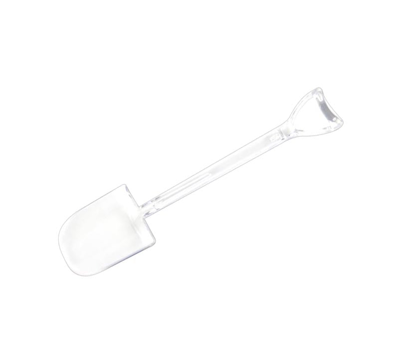 3.9 Inch Mini Clear Plastic Spoons - 24 Pack - Perfect for Parties, Desserts, and Ice Cream Serving