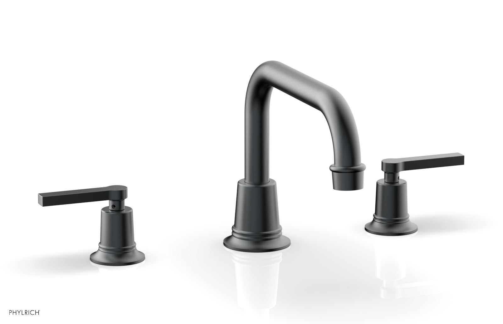 HEX MODERN Deck Tub Faucet Set with Lever Handles - Model 501 45 - Perfect for Bathroom Renovation & Modern Home Decor