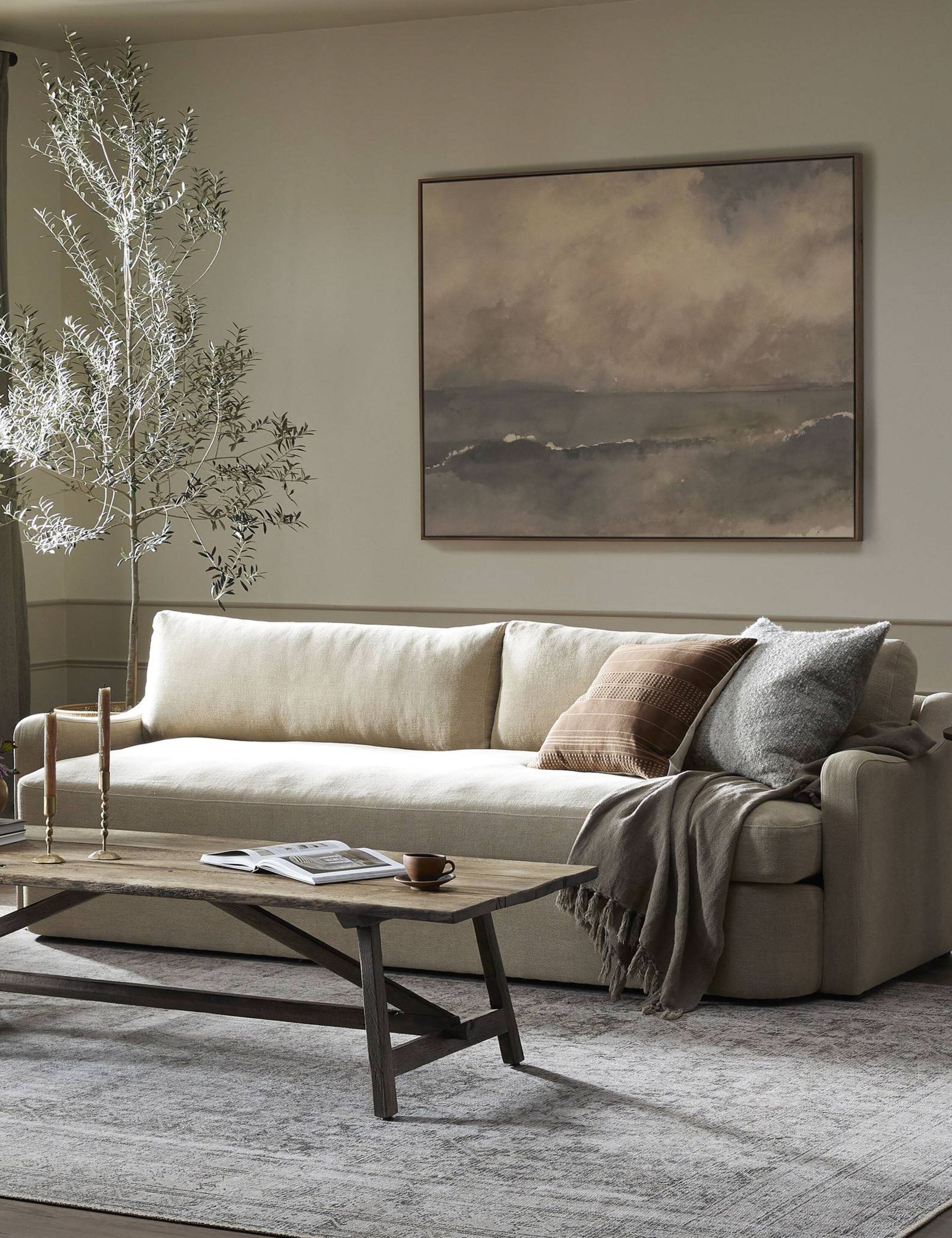 Aurelia Sofa by Amber Lewis x Four Hands - Modern Luxury Living Room Furniture for Stylish Home Decor - Perfect for Lounging, Entertaining & Relaxing