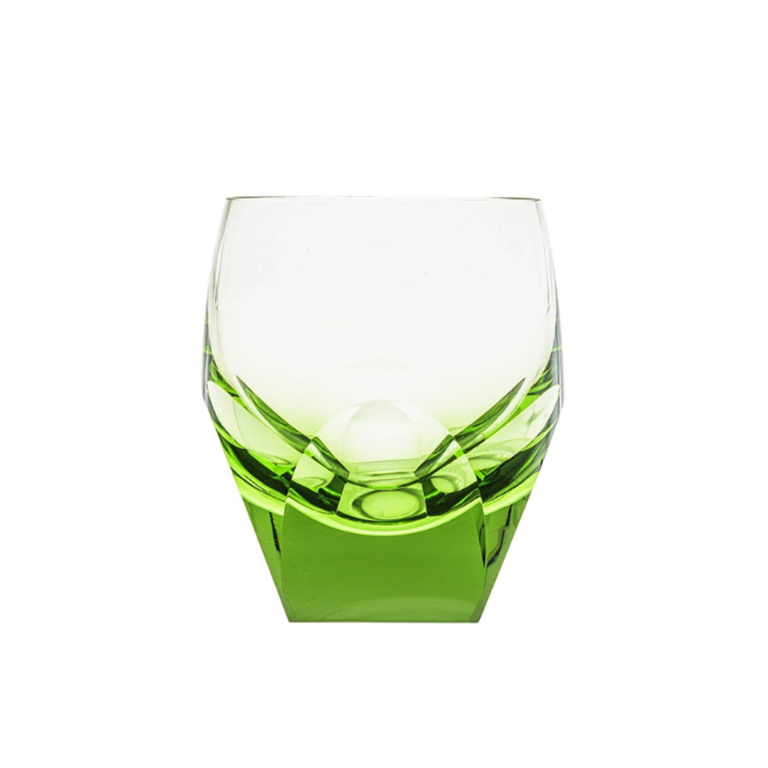 Premium Double Old Fashioned Whiskey Glasses Set of 2 - Handcrafted Ocean Green Cocktail Glasses for Bourbon, Scotch & Whiskey - Perfect for Home Bars, Gifts & Entertaining