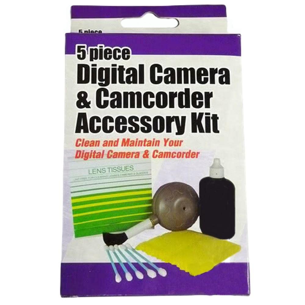 **Ricoh GR II Digital Camera Cleaning Kit - Dust Blower Brush, Lens Solution, Non-Abrasive Cloth, 25 Lens Tissues & 5 Cotton Swabs - Perfect for Travel, Outdoor & Professional Photography**