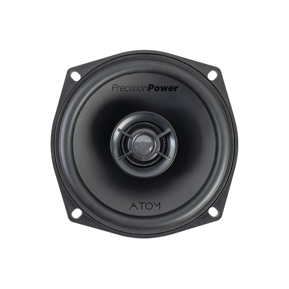 Precision Power AS.52 ATOM Series 5.25 Inch Full Range Car Speakers - High Performance Audio for Cars, Trucks & SUVs - Perfect for Upgrading Factory Sound Systems