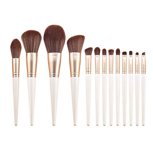 13PCS Professional Eyebrow & Eyeshadow Brush Set - Foundation Makeup Kit for Beginners & Black Women | Perfect for Daily Makeup, Contouring & Beauty Routines