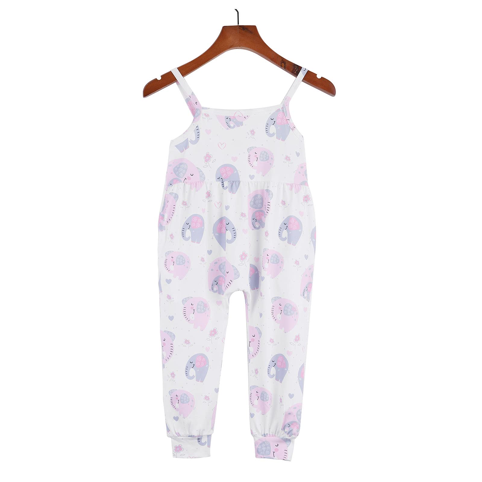 6-Month Baby Girl Jumpsuit - Toddler Romper with Cartoon Print, Sleeveless Jumpsuit Costume for Girls | Perfect for Playtime, Parties & Photo Shoots