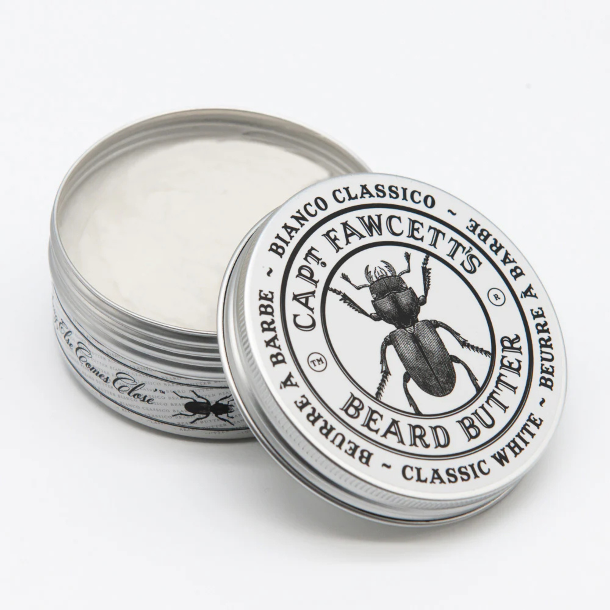 Captain Fawcett Bianco Classico Beard Butter - Premium Beard Softener & Conditioner for Men - Natural Grooming for Smooth, Healthy Facial Hair - Perfect for Daily Use & Styling
