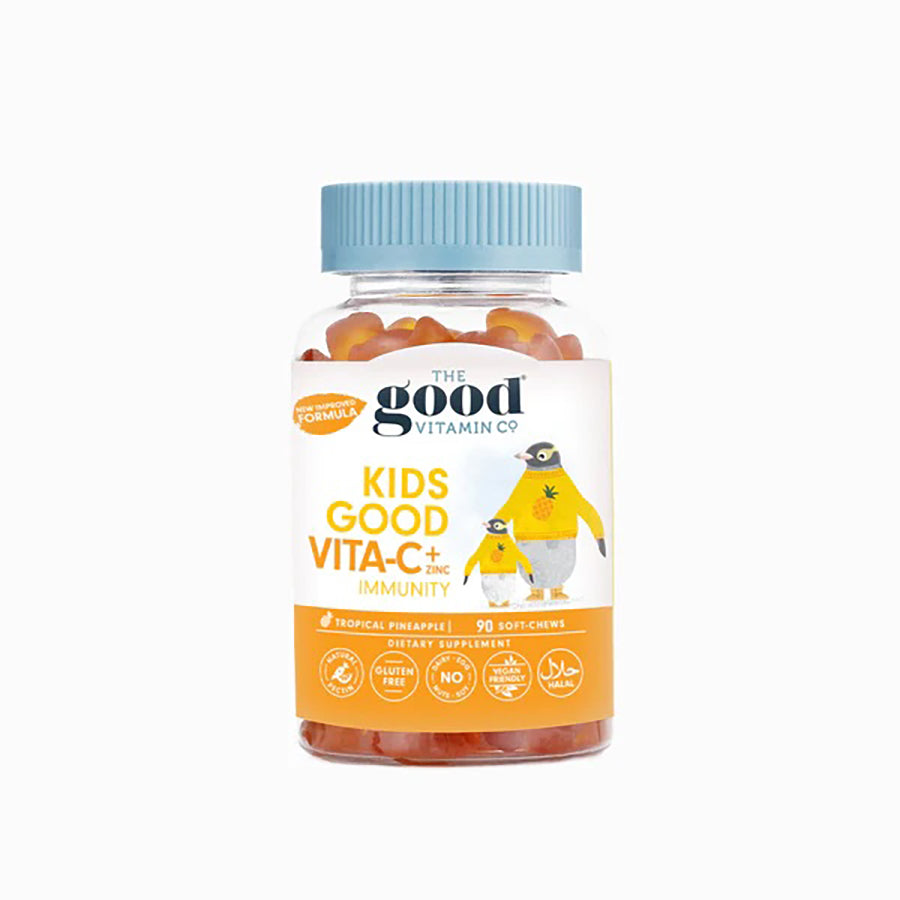THE GOOD VITAMIN CO Kids Vitamin C Soft Chews - 90 Count | Immune Support Gummies for Children | Delicious Orange Flavor | Perfect for School Lunchboxes & Travel Snacks