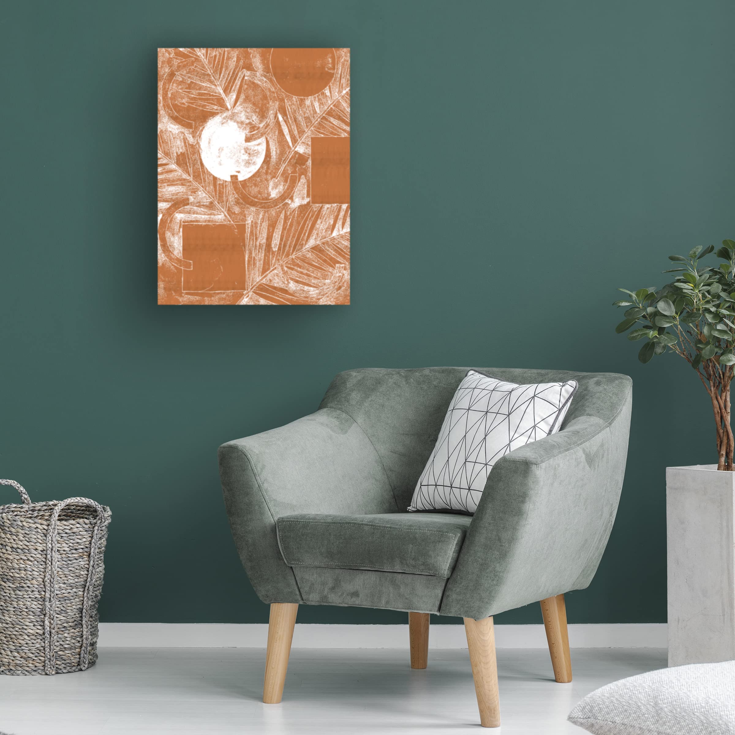 Trademark Fine Art 'Composition And Alloys II' Canvas Wall Art by Melissa Wang - Modern Abstract Painting for Living Room, Bedroom & Office Decor