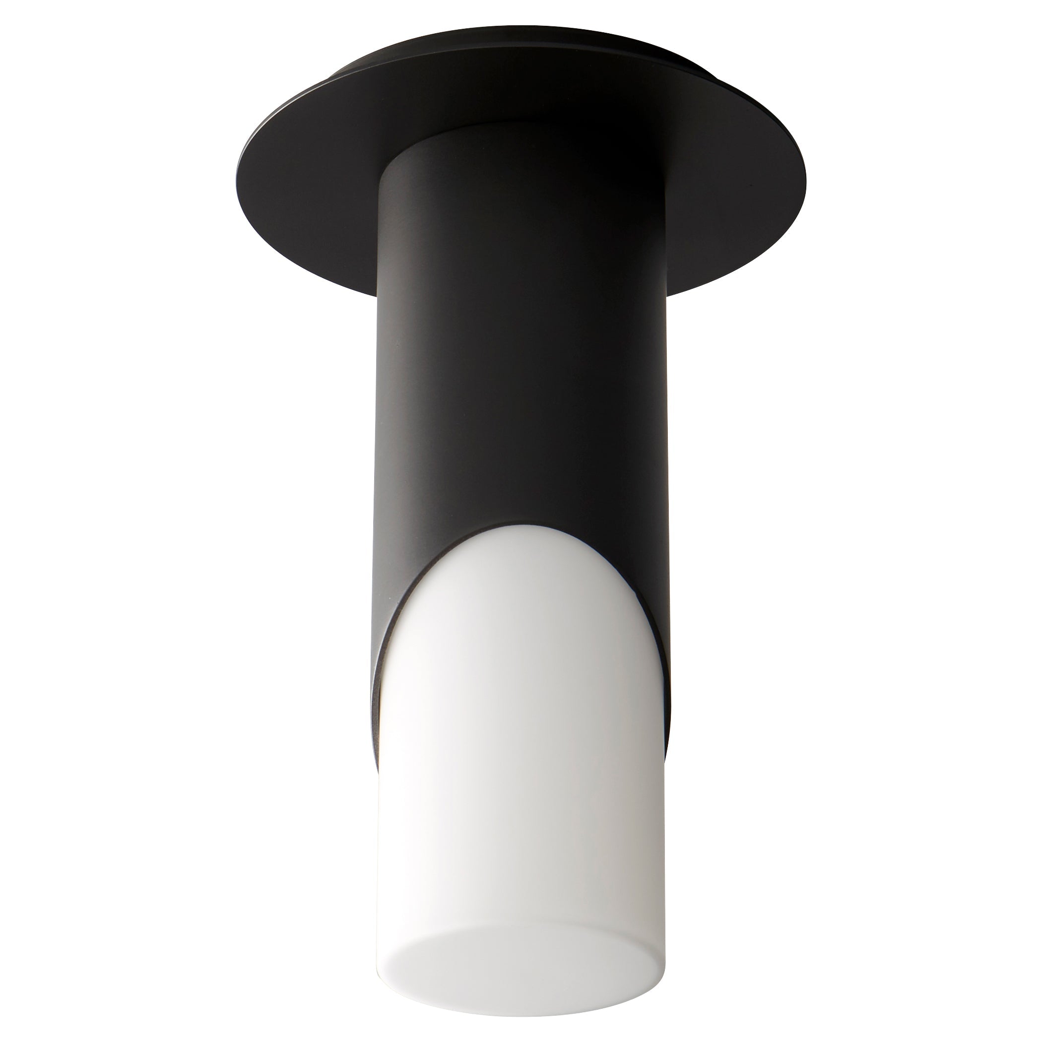 Modern Black Cylinder Ceiling Light Fixture - Oxygen Ellipse 3 353 115 - Perfect for Living Room, Bedroom, and Office Lighting