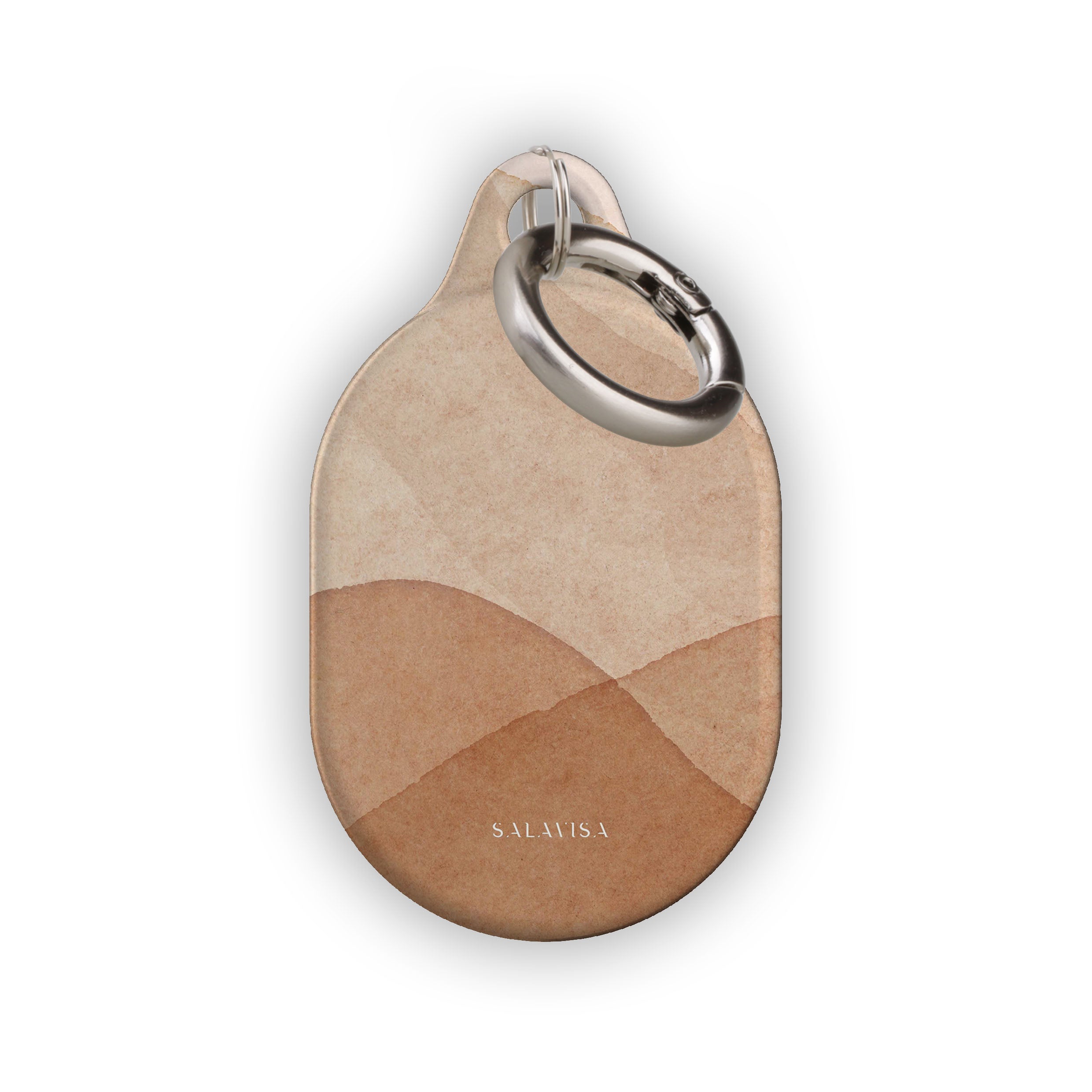 Desert Watercolor AirTag Holder - Stylish & Durable Keychain for Apple AirTag - Perfect for Travel, Luggage, Pets & Everyday Use