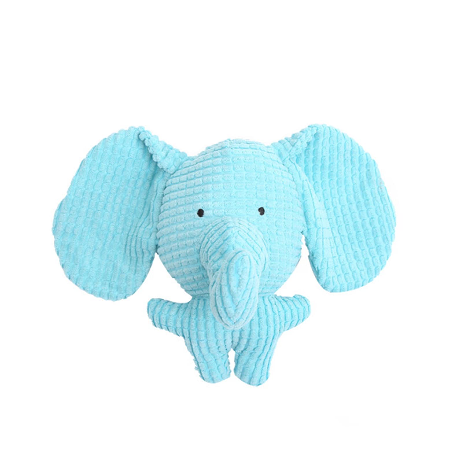 Yirtree Interactive Dog Chew Toy - Durable Plush Elephant for Teething Puppies & Small Dogs - Fun Pet Dental Molar Toy for Puppy Training & Playtime - Perfect for Indoor Play, Crate Time, and Anxiety Relief