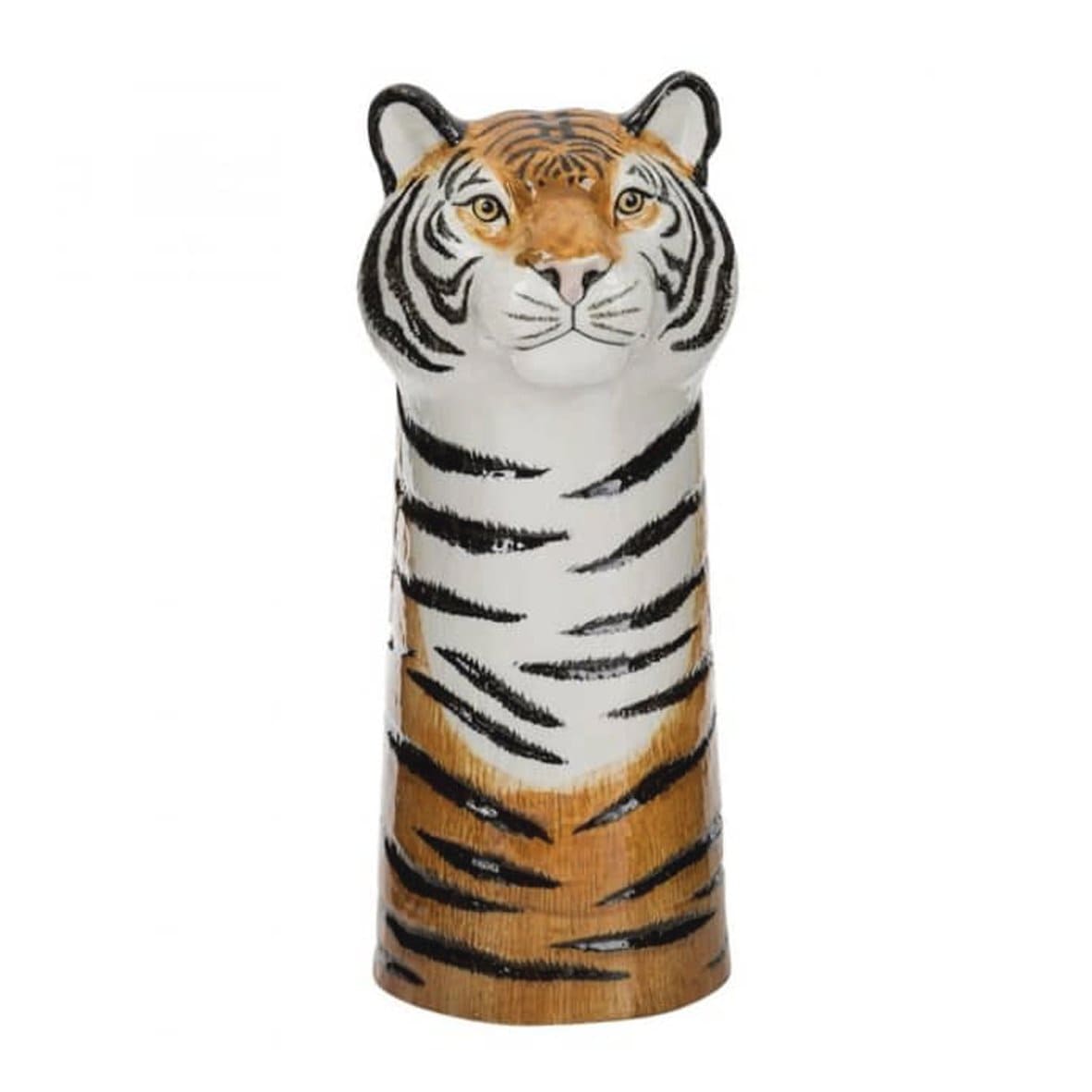 Elegant Tiger Flower Vase - Handcrafted Ceramic Home Decor for Living Room, Dining Table, Wedding Centerpiece & Gift Idea