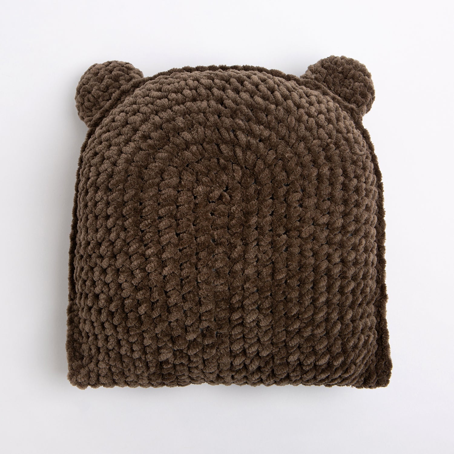 DIY Crochet Teddy Bear Pillow Kit - Soft Plush Stuffed Animal Cushion for Home Decor, Nursery & Gift Making - Perfect for Beginners & Craft Lovers