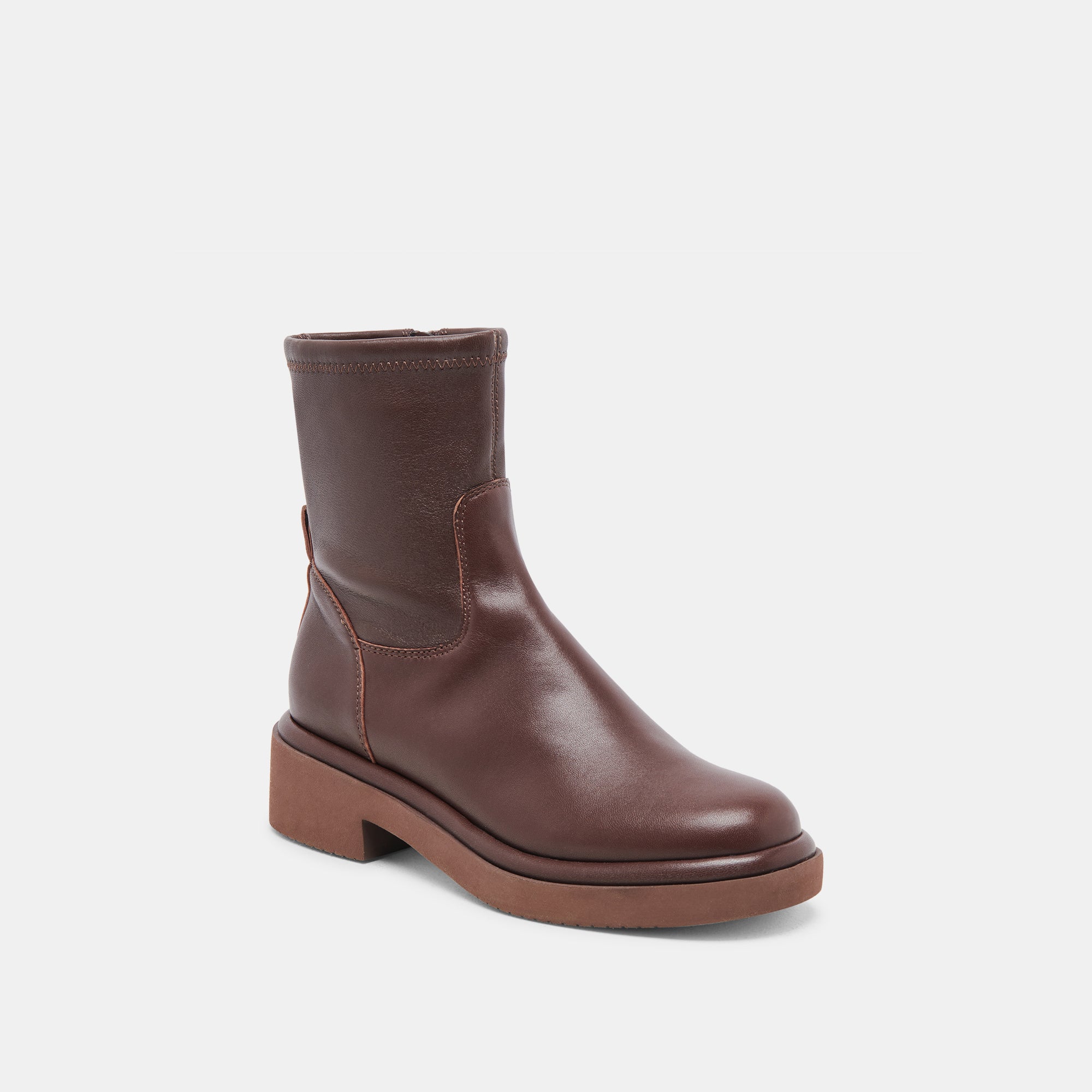 SIMAYA H2O Waterproof Leather Boots for Men & Women - Mahogany Brown Outdoor Hiking & Rain Boots - Durable Comfortable Slip-Resistant Footwear for Walking, Hunting & Work