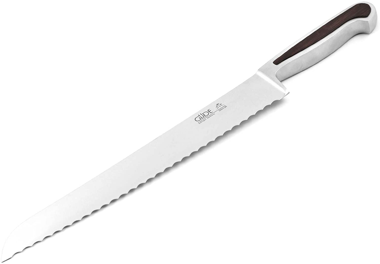 Premium Guede Delta Bread Knife with African Blackwood Handle - 10-Inch Stainless Steel Blade for Slicing Bread, Cakes & Pastries - Perfect for Bakeries, Home Kitchens & Professional Chefs