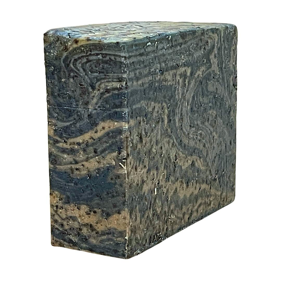 Natural Exfoliating Coffee Soap Bar for Men - Medium Grit with Coffee Grounds, Caffeinated Face & Body Cleanser | Perfect for Shaving Prep, Post-Workout Refresh & Gift Sets