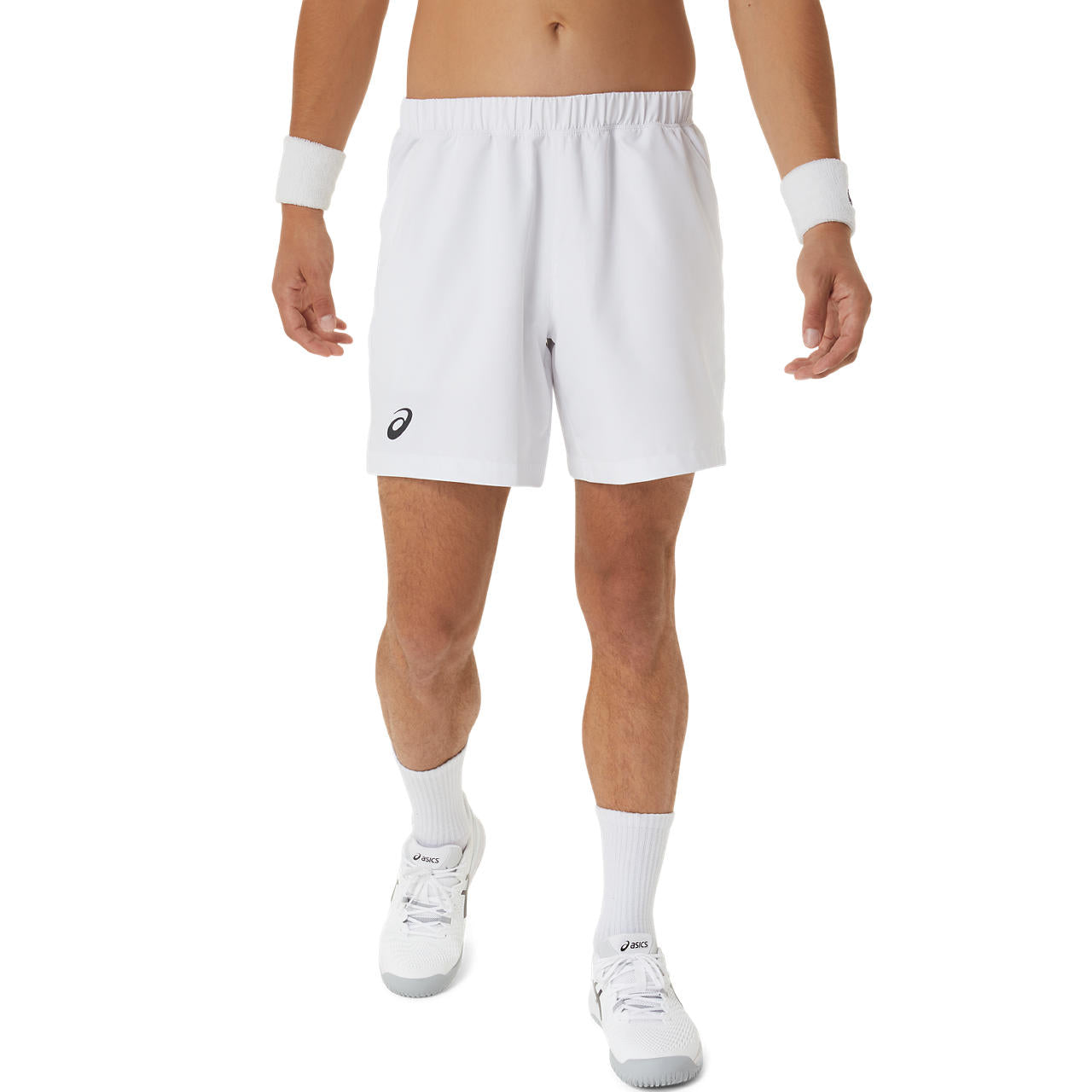 ASICS Men's Court Short 7 Inch Running Shorts - Breathable Quick-Dry Athletic Shorts for Tennis, Basketball & Gym Workouts - White