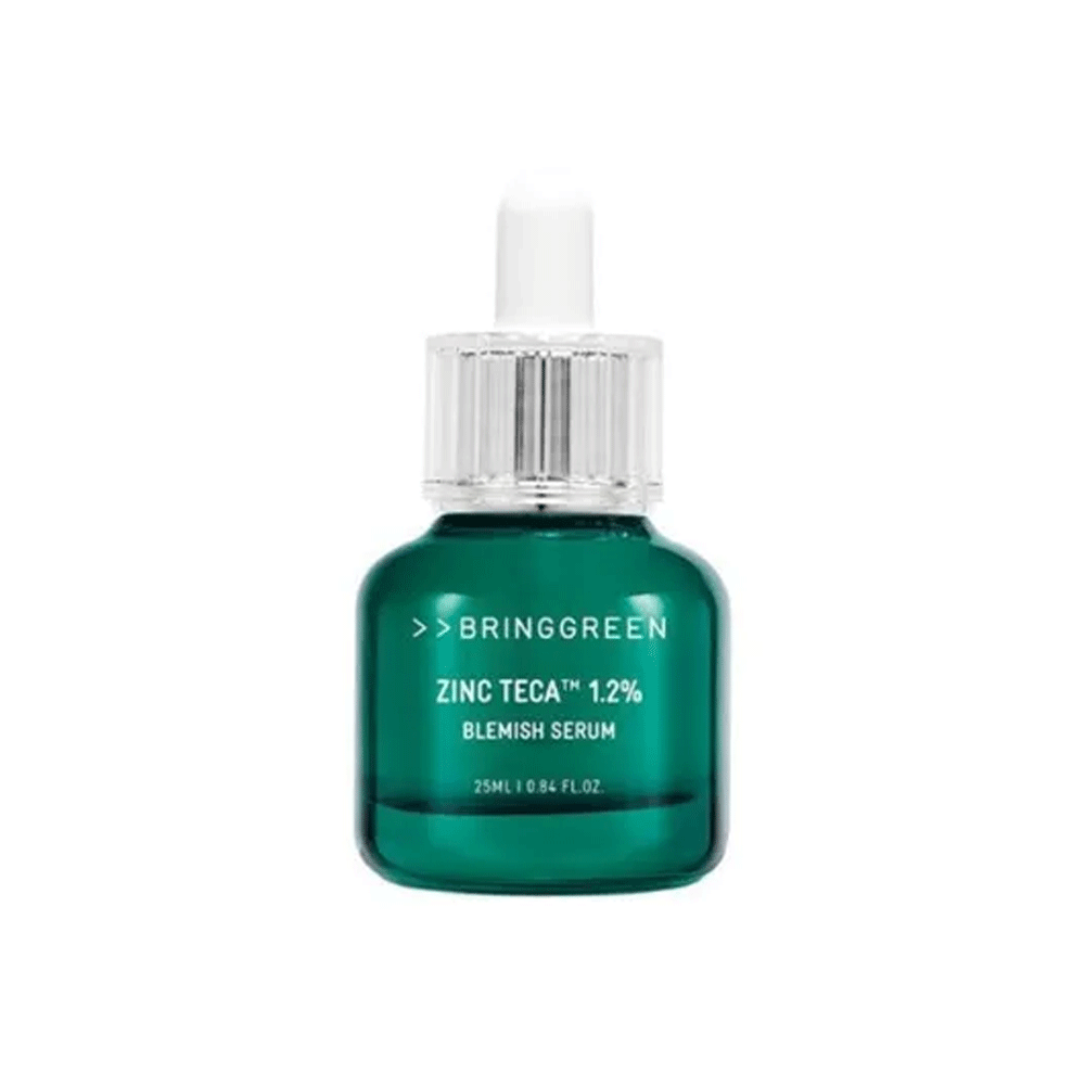 BRING GREEN Zinc Teca 1.2% Blemish Serum 25ml - Acne Treatment for Face, Oil Control & Pore Minimizer - Perfect for Daily Skincare Routine & Sensitive Skin Care