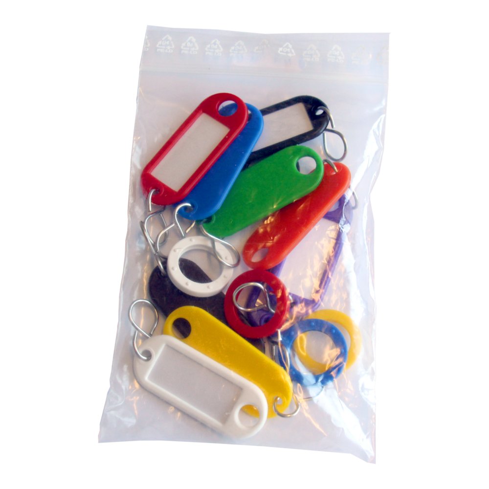 Key Ring Tag & ID Ring Set - Perfect for Home & Office Keys