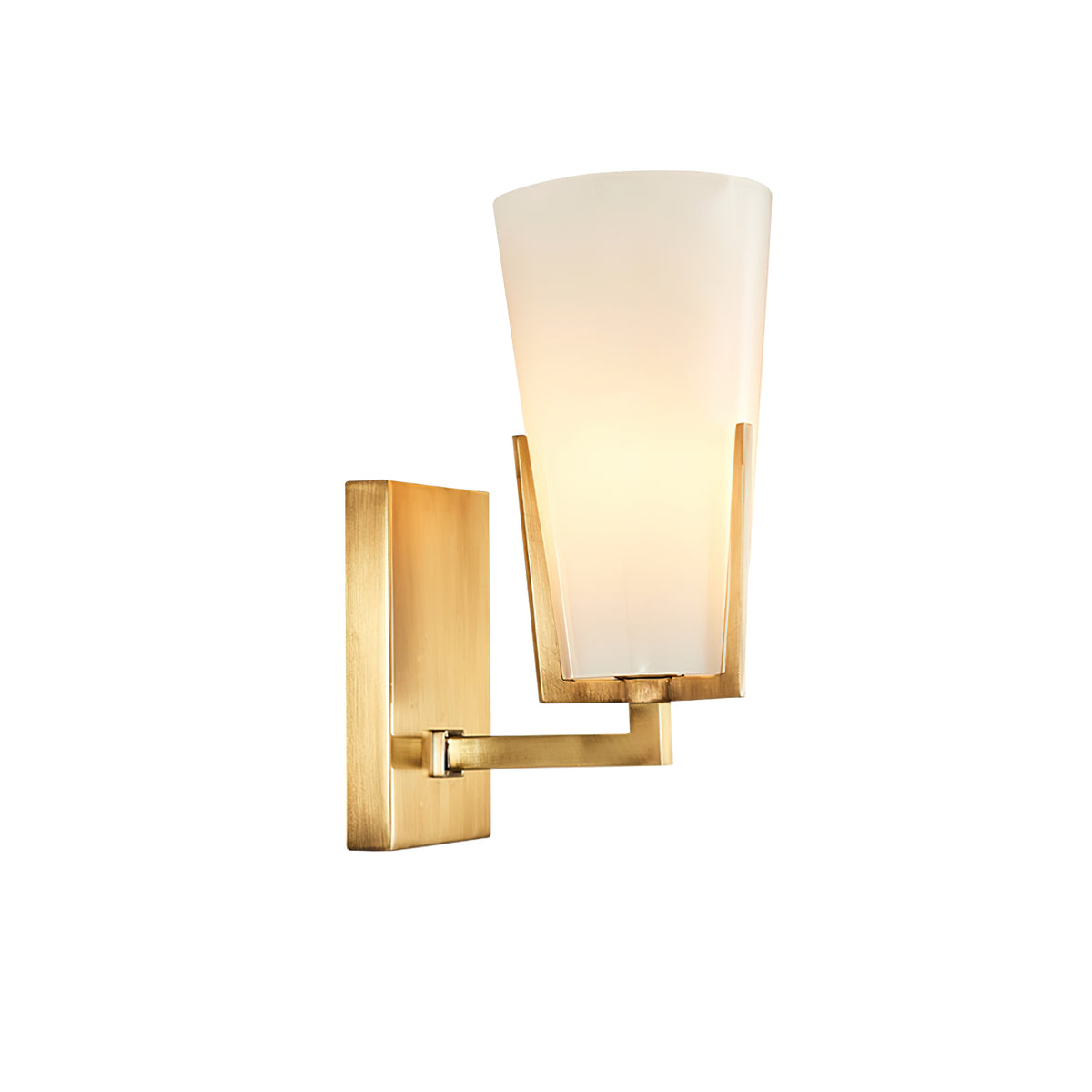 Modern Cone Wall Light Fixture - Sleek Indoor/Outdoor Sconce for Living Room, Bedroom, Patio & Garden - Energy Efficient LED Wall Lamp for Home Decor