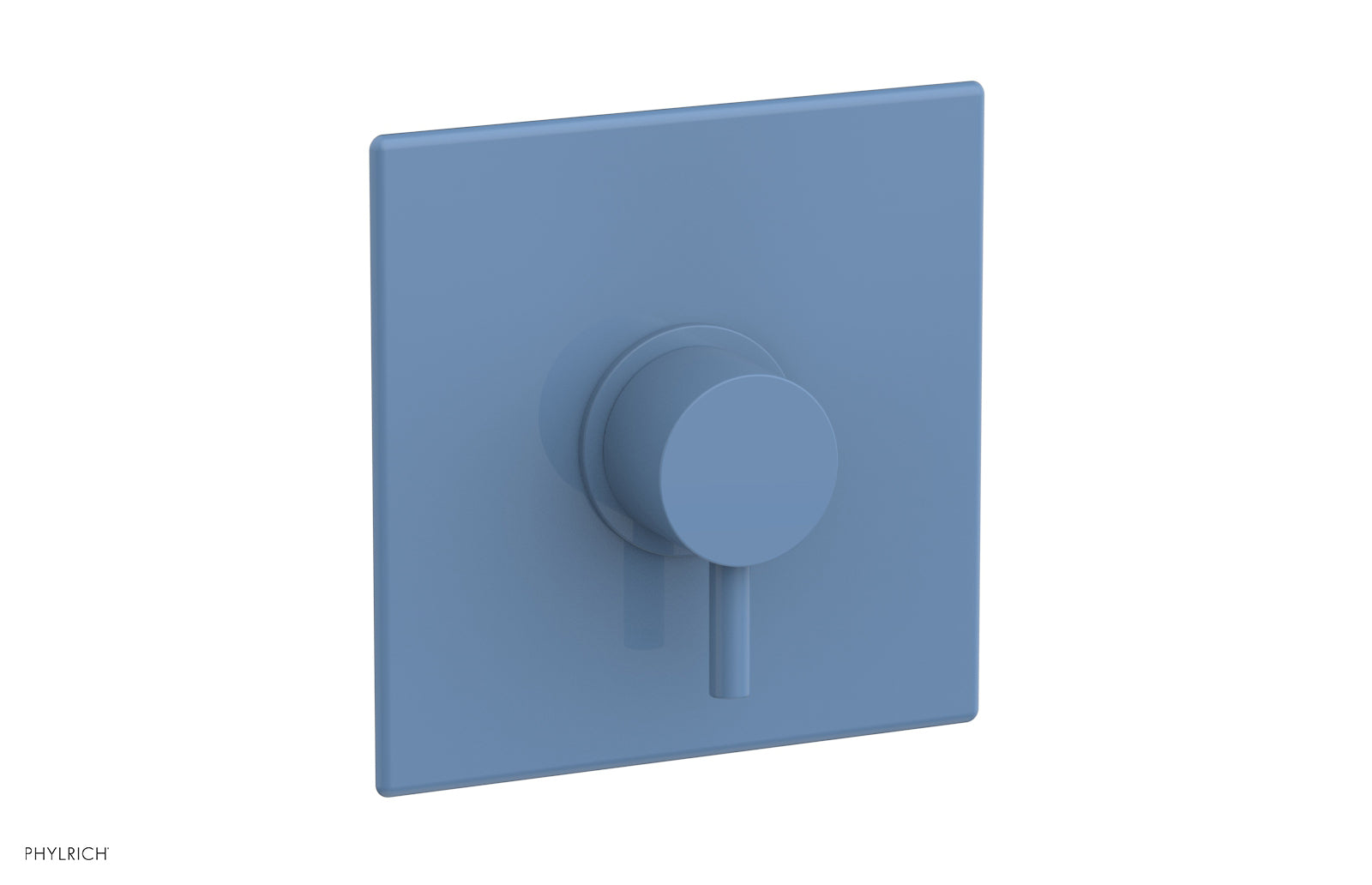 BASIC II Pressure Balance Square Shower Plate & Lever Handle Trim Kit - 4
