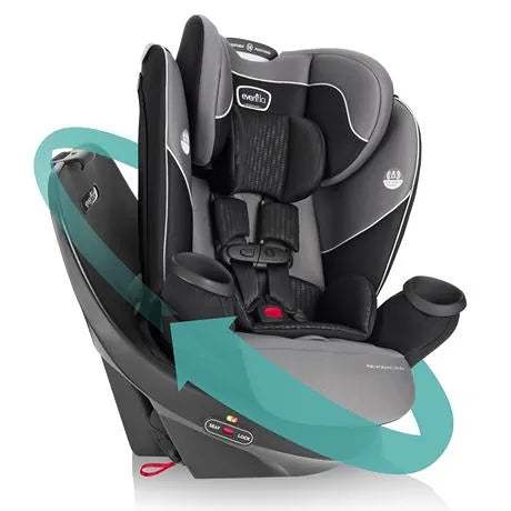 Revolve360 All-in-One Convertible Car Seat - Amherst Gray | Safe & Comfortable for Infants to Toddlers | Perfect for Travel & Everyday Use