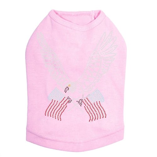 Patriotic Eagle Rhinestone Tank Top - USA Flag Design, Multiple Colors - Perfect for 4th of July & Independence Day Celebrations
