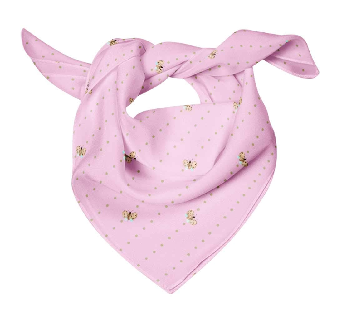 Bimba Pure Silk Printed Head Bandanas & Summer Neck Scarves for Women - Fashionable Hair Accessories & Sun Protection for Outdoor Activities, Travel, and Yoga