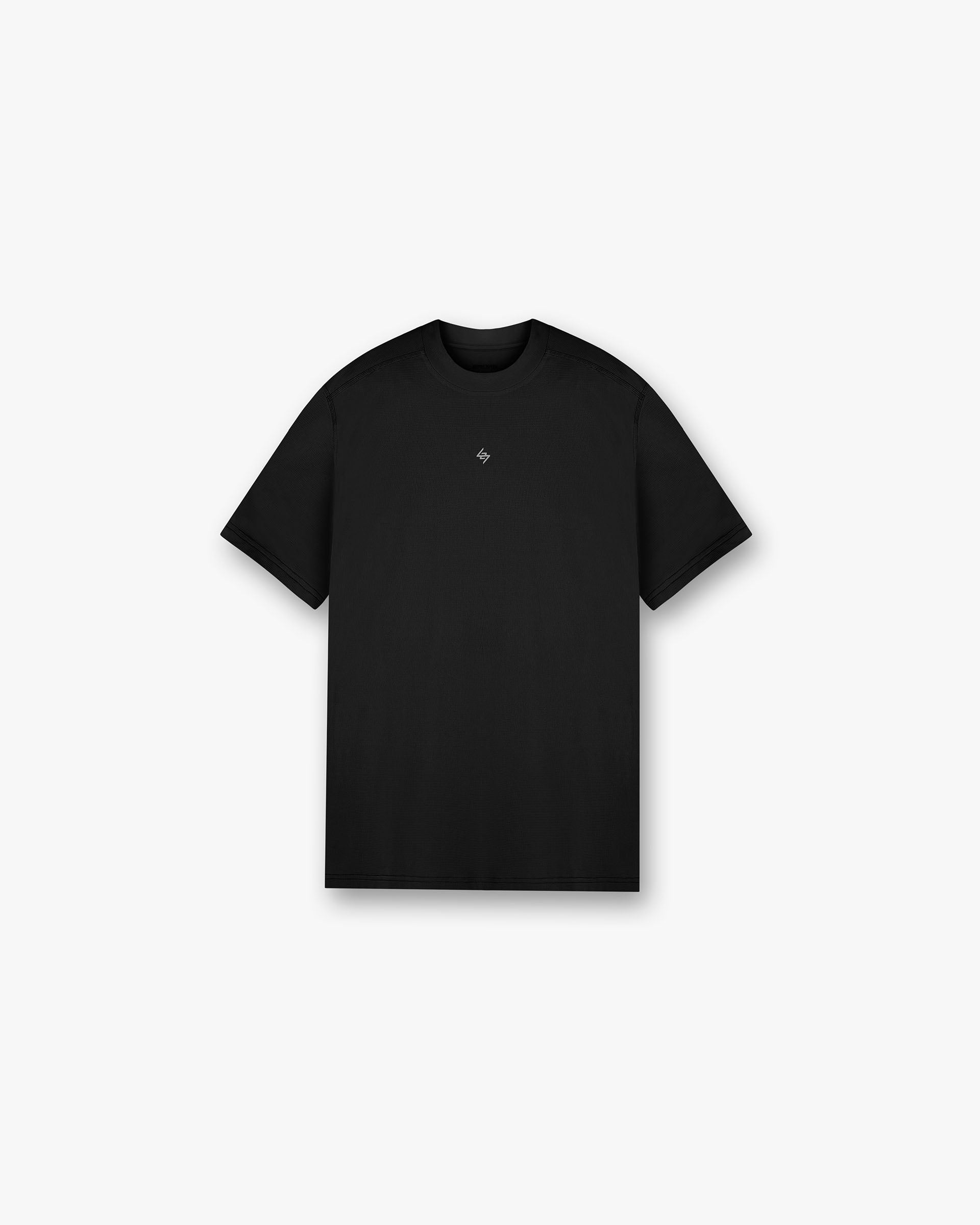 247 Contour Run T-Shirt for Men - Moisture Wicking Performance Shirt - Black - Ideal for Running, Gym & Outdoor Activities