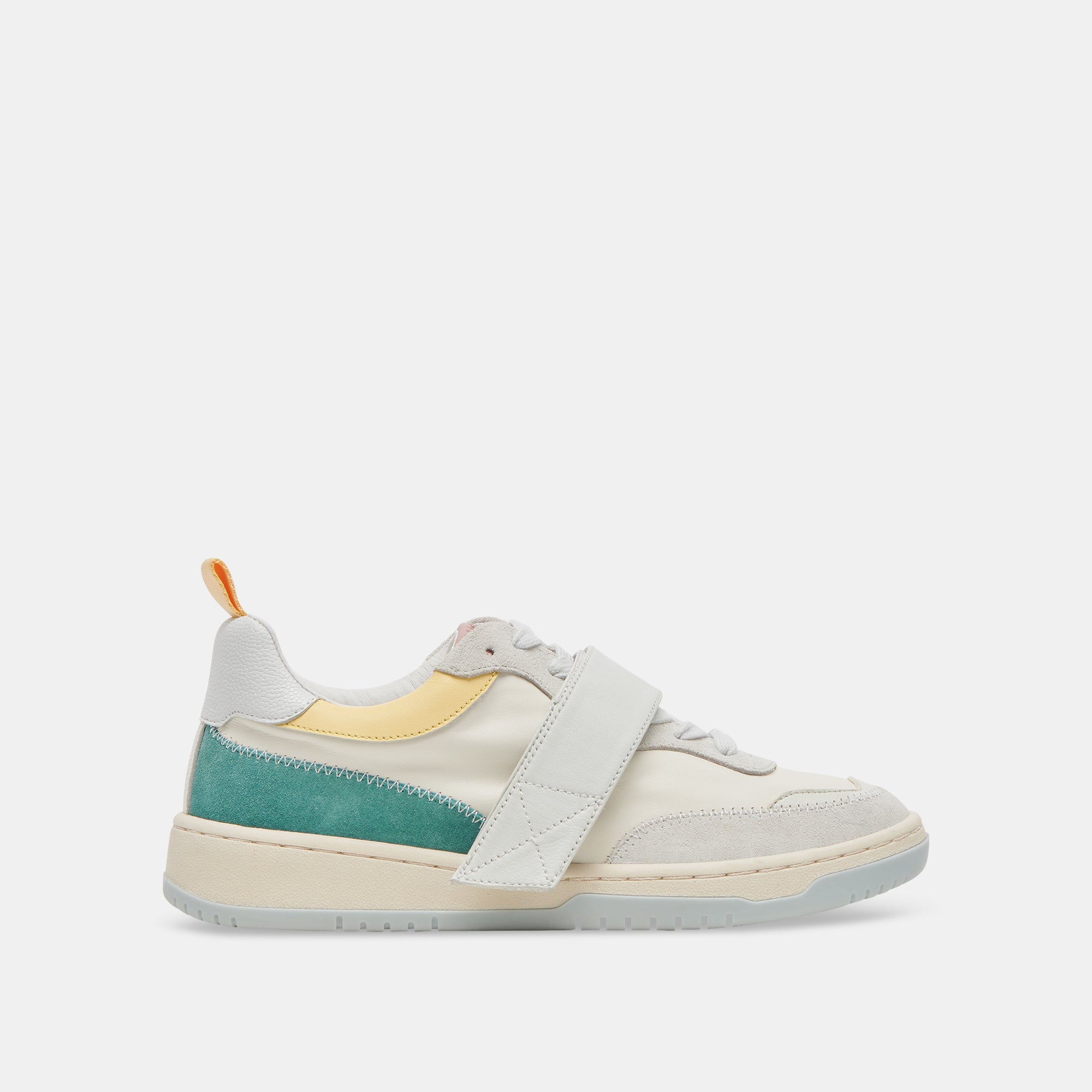 ALVAH Pastel Multi-Color Leather Sneakers for Women - Comfortable Casual Walking Shoes for Everyday Wear, Gym, and Travel