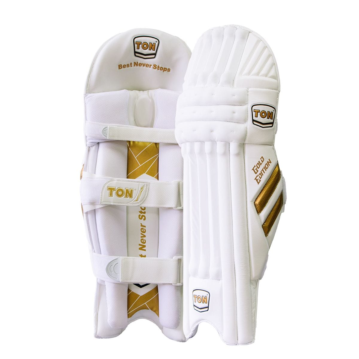 Premium SS Ton Gold Edition Adult Cricket Batting Pads - Lightweight Protective Gear for Cricket Practice & Matches - Perfect for Professional & Amateur Players