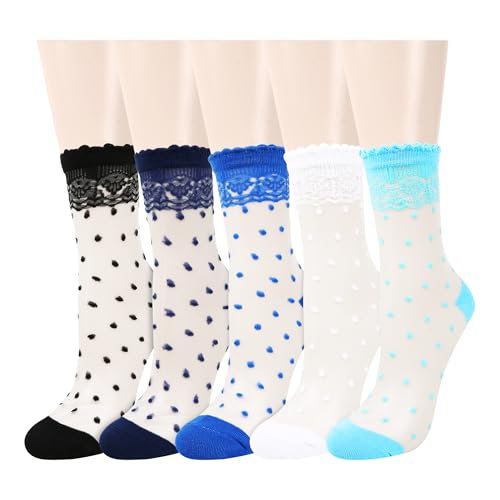 5 Pack-baroque Floral Polka Dot