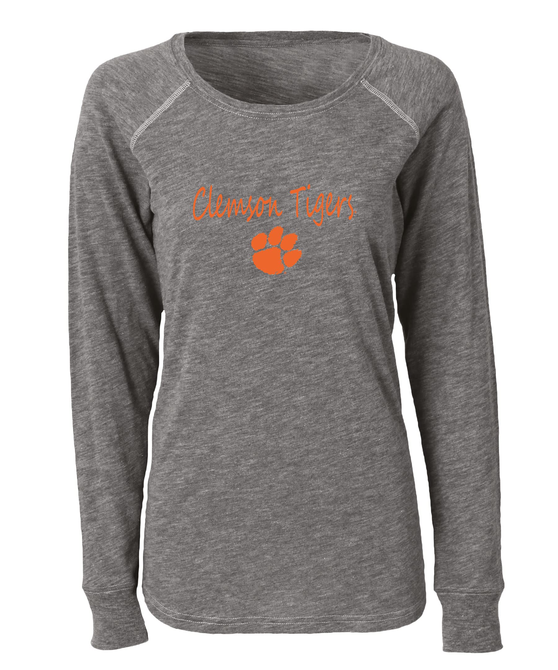 Boxercraft Women's NCAA Team Logo Solid Preppy Patch T-Shirt - Comfortable Casual Tee for Game Day, School Spirit & Everyday Wear