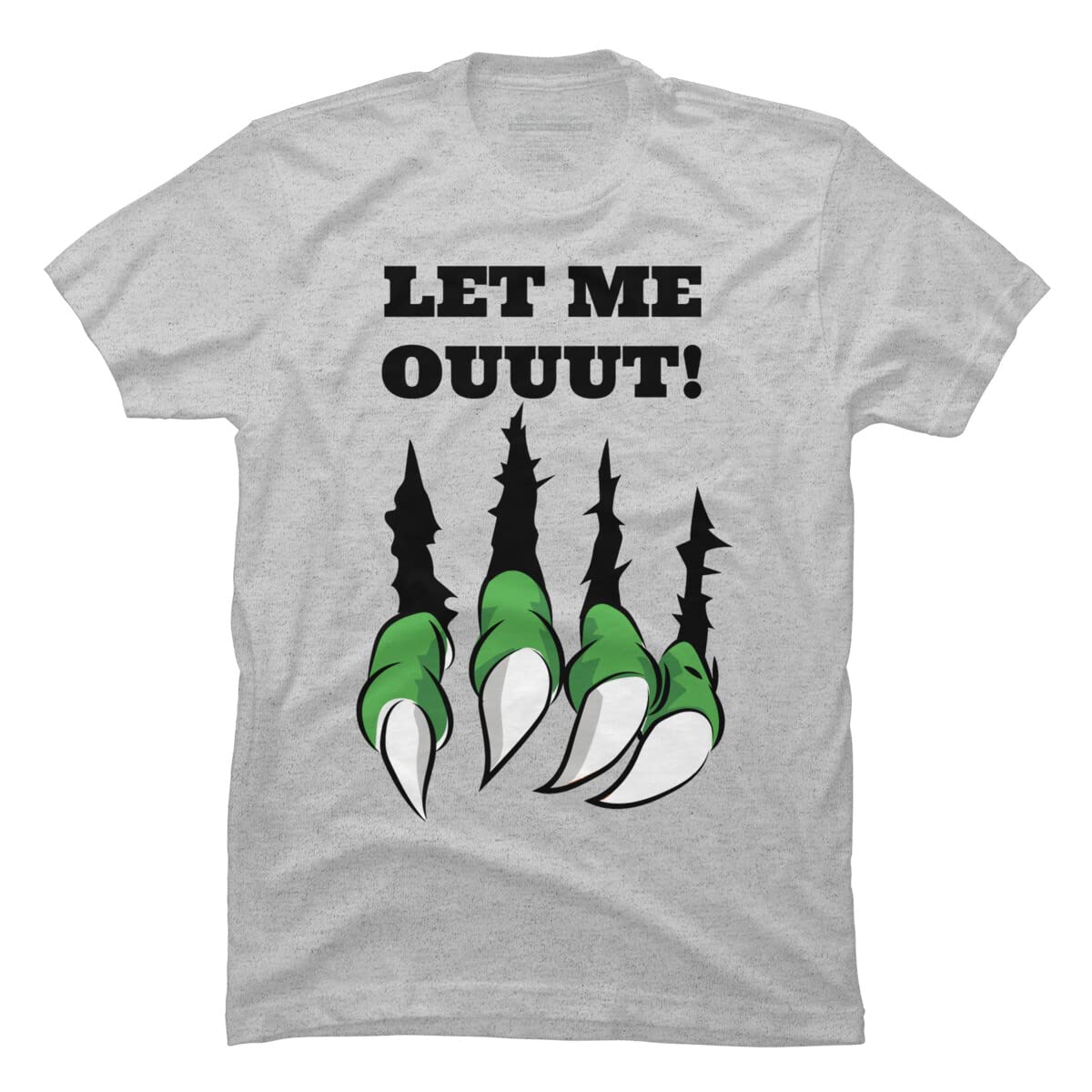 ArtStyleAlice Let The Monster Out Graphic T-Shirt for Men | Unique Design By Humans Tee | Perfect for Casual Wear, Gifts & Street Fashion