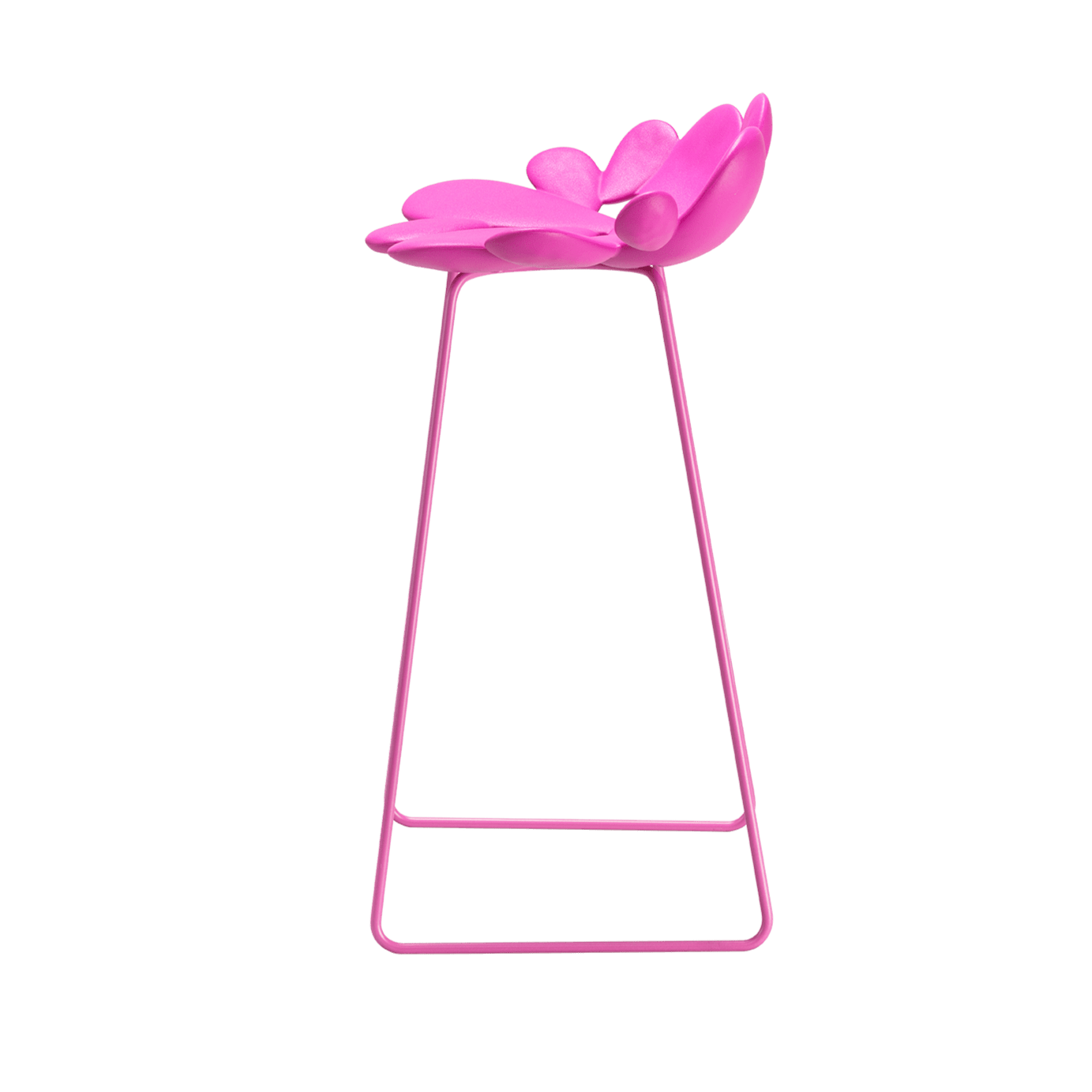 Qeeboo Filicudi Stool - Modern Designer Bar Stool for Kitchen, Dining & Living Room - Lightweight Plastic Chair for Home & Office Decor
