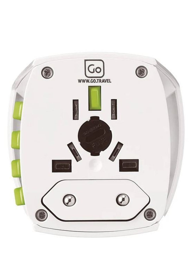 Universal Travel Adapter - Worldwide All-in-One Power Plug Converter for USA, Europe, Asia, Australia | Perfect for Business Trips, Vacations & International Travel