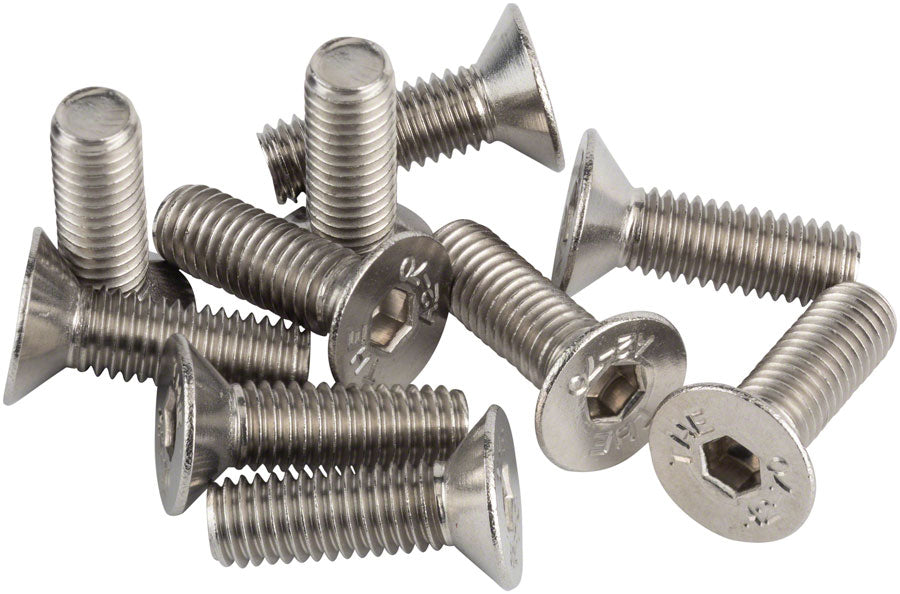 10-Pack 5.0x16.0mm Countersunk Metric Bike Bolts for SPD Cleats - Perfect for Bicycle Pedal Maintenance and Cycling Accessories