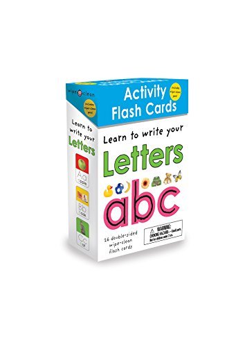 Wipe Clean Flash Cards ABC - Reusable Alphabet Learning Cards for Kids by Roger Priddy | Preschool & Kindergarten Educational Activity | Perfect for Homeschooling & Classroom Use