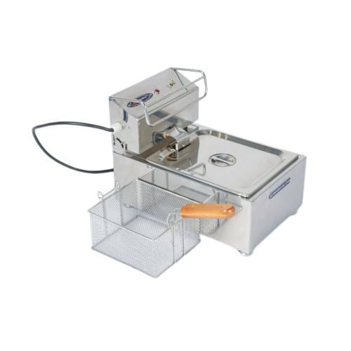 Crown SW 151 5L Stainless Steel Electric Deep Fryer - Perfect for Home Kitchen, Restaurants & Fast Food Businesses