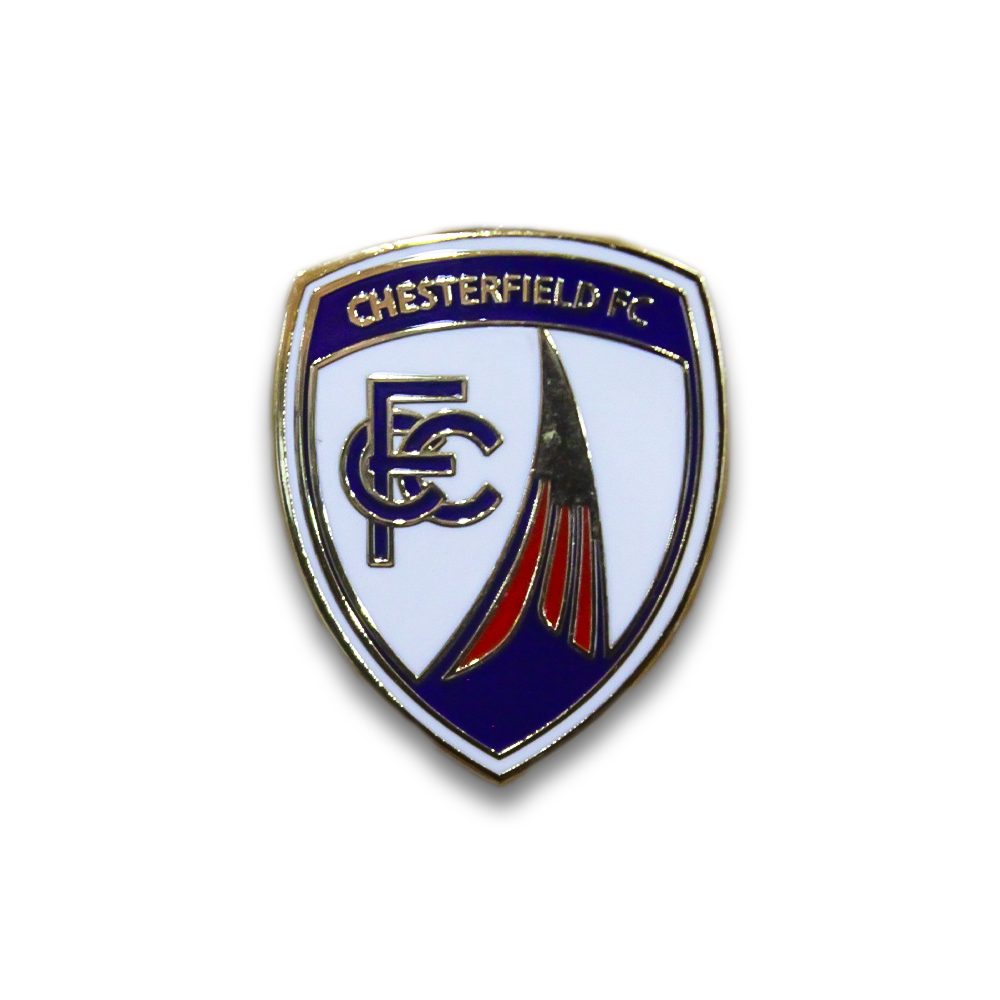 Chesterfield FC Pin Badge - Official Football Club Enamel Lapel Pin - Collectible Fan Accessory for Games, Gifts & Memorabilia