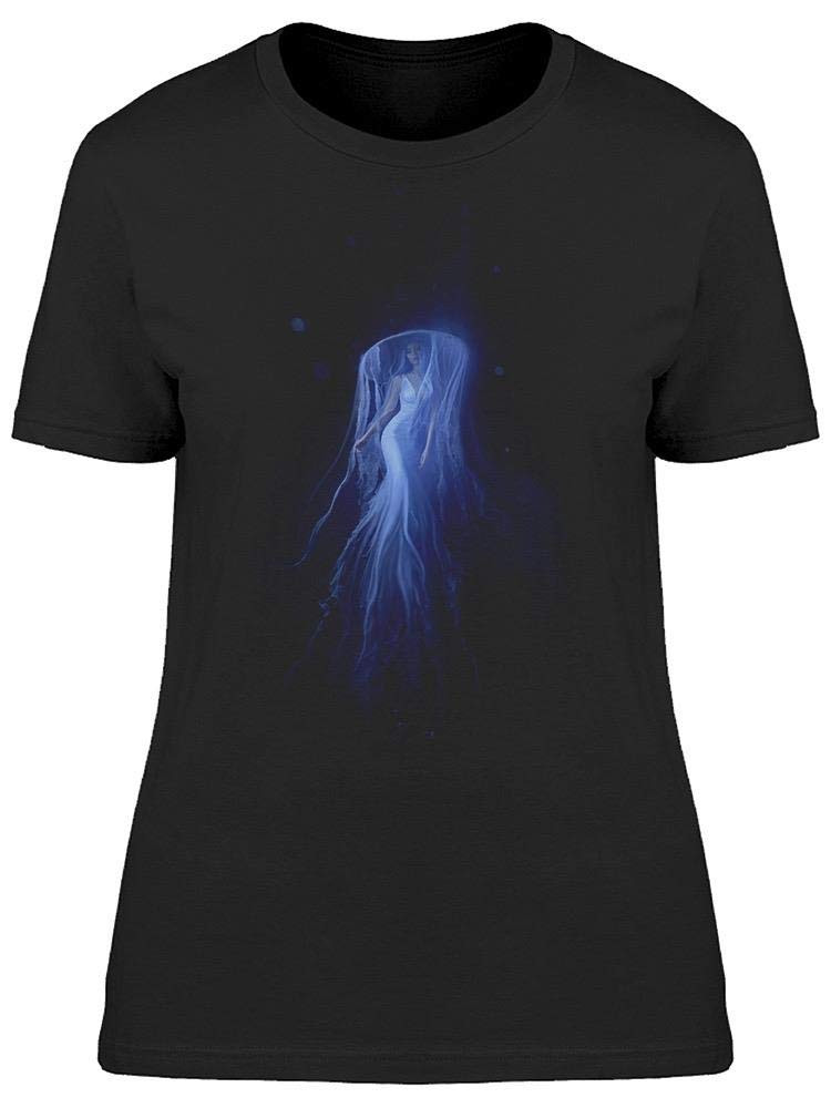 Mermaid Bride Underwater T-Shirt for Women - Stylish Wedding Themed Graphic Tee - Perfect for Bachelorette Parties, Bridal Showers & Beach Weddings