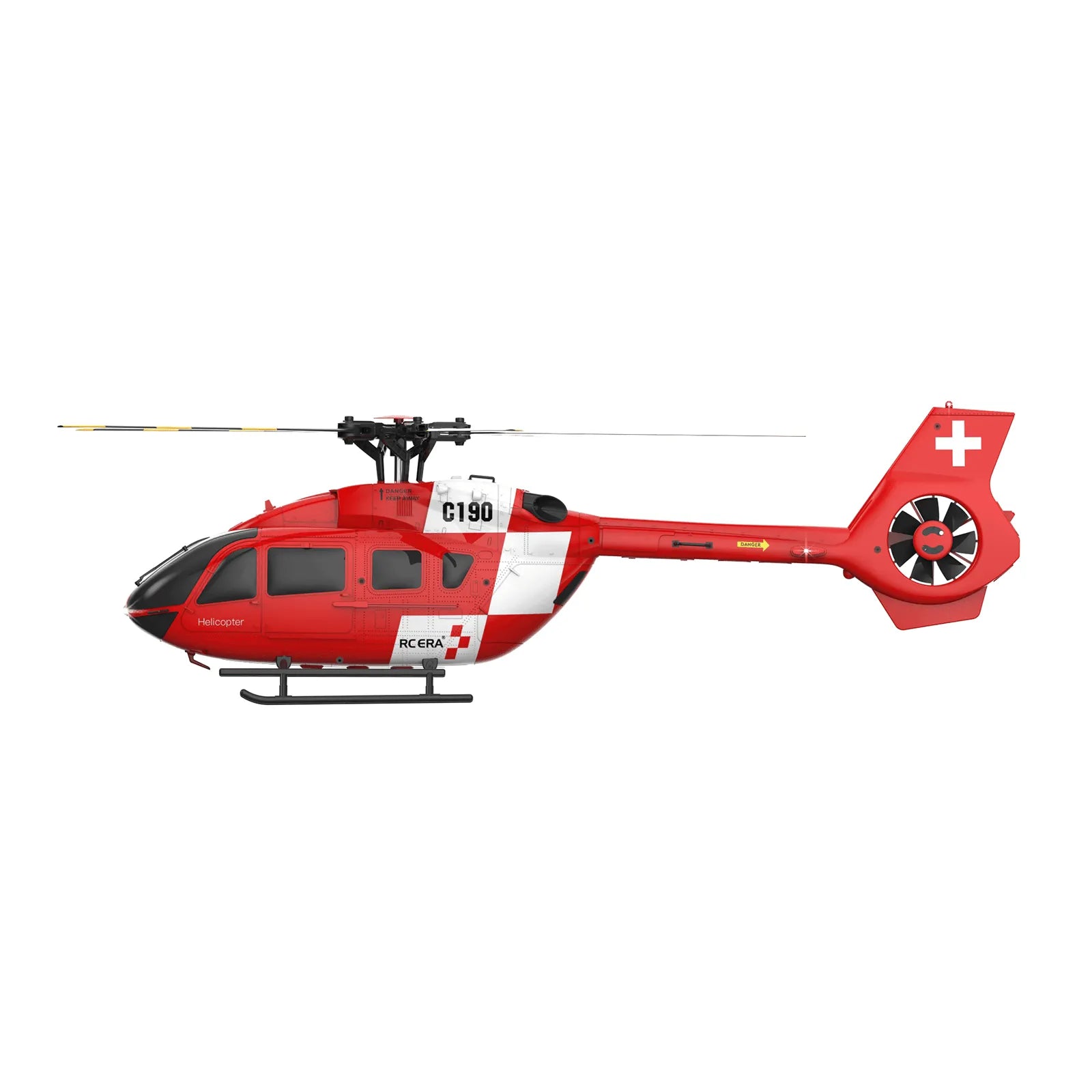 RC Helicopter C190 H145 1:28 Scale - 2.4G 6CH Remote Control with 6-Axis Gyro & Altitude Hold - Optical Flow Positioning RTF (Ready to Fly) - Perfect for Indoor Flying, Beginner Training, and Aerial Photography