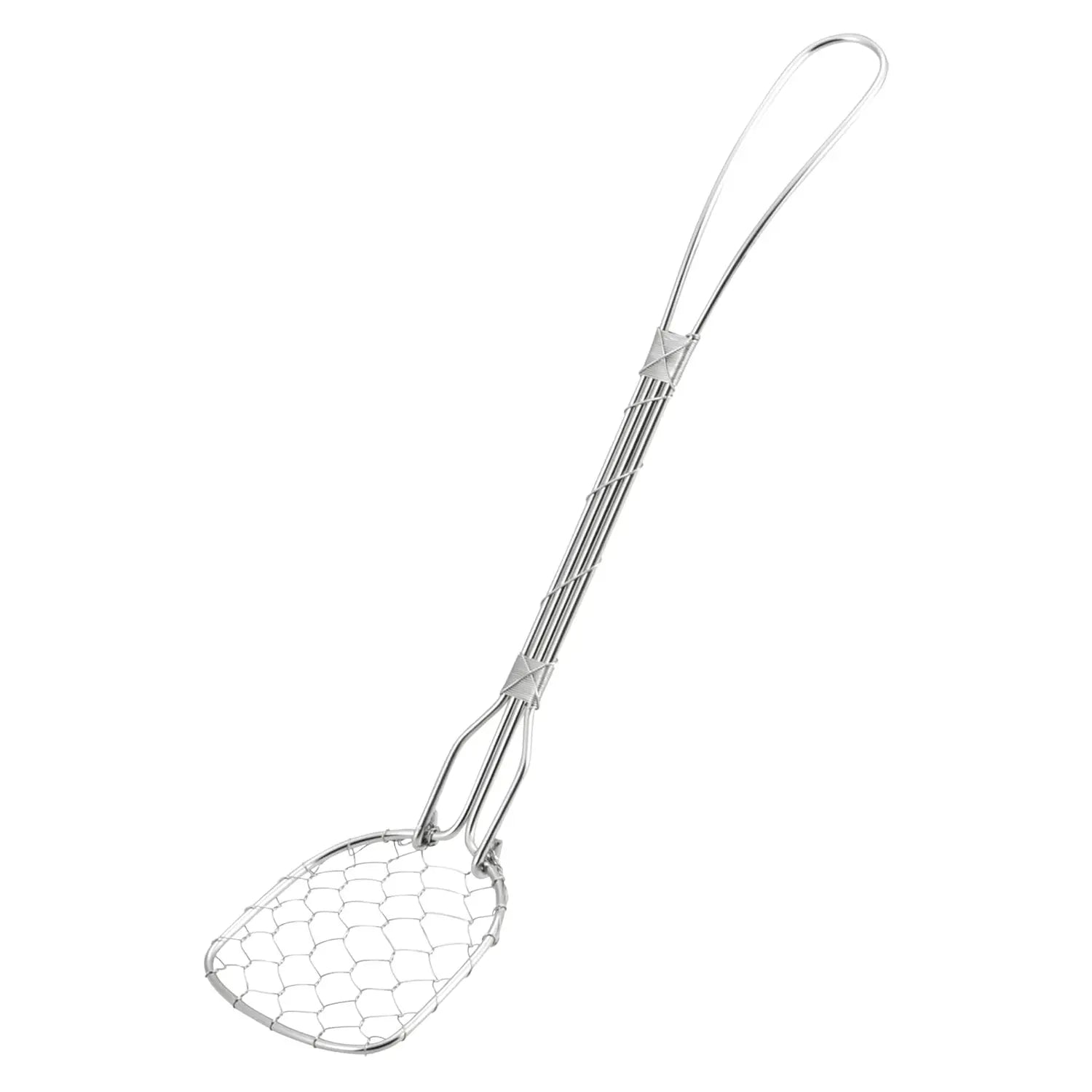 Premium Stainless Steel Square Tofu Skimmer - Durable Kitchen Tool for Asian Cooking, Hot Pot, Ramen & Soup Making - Perfect for Home Chefs & Restaurants