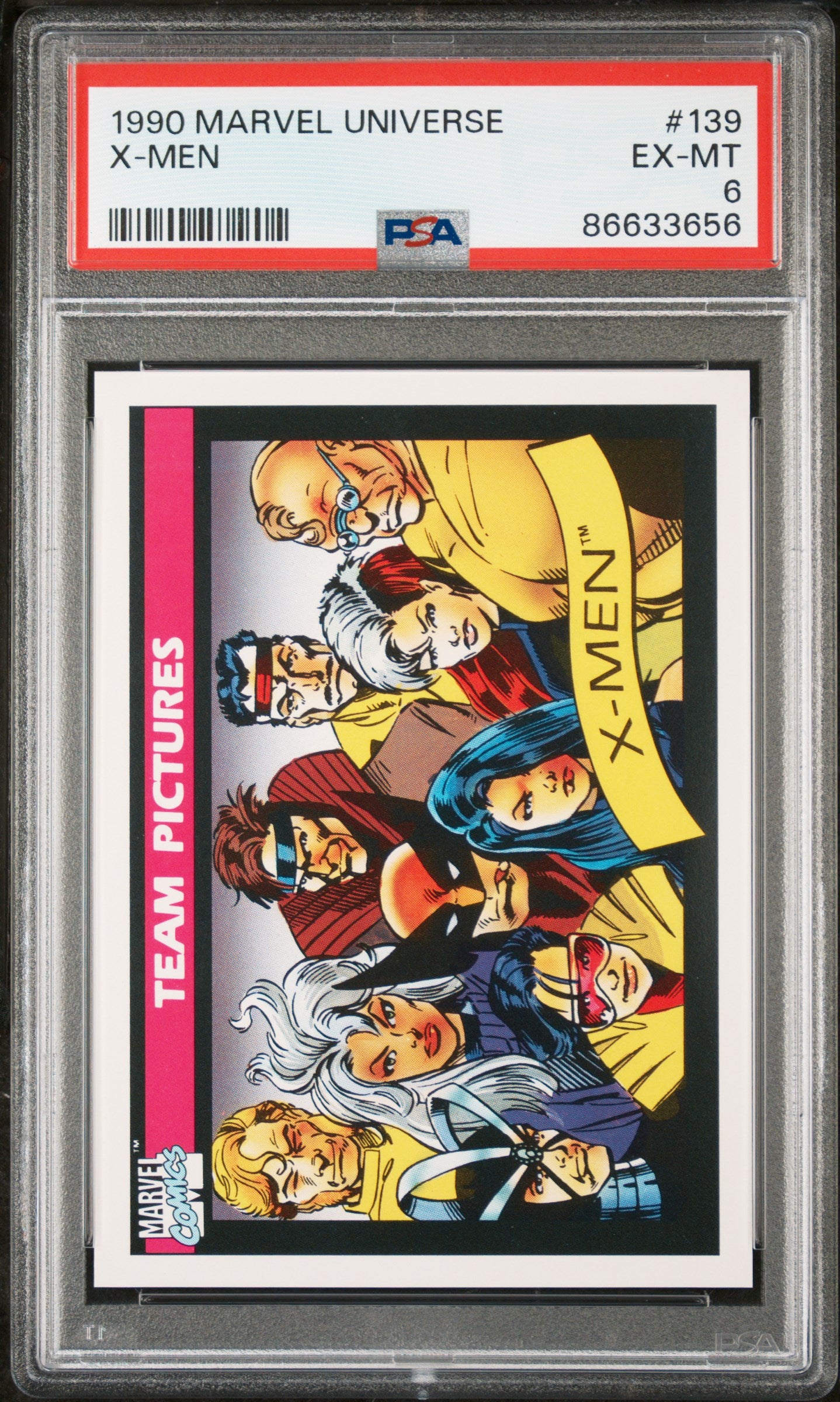 1990 Marvel Universe X-Men #139 PSA 6 Graded Comic - Rare Collectible for Superhero Fans & Comic Book Investors | Perfect for Display, Gifts, and Investment Portfolios