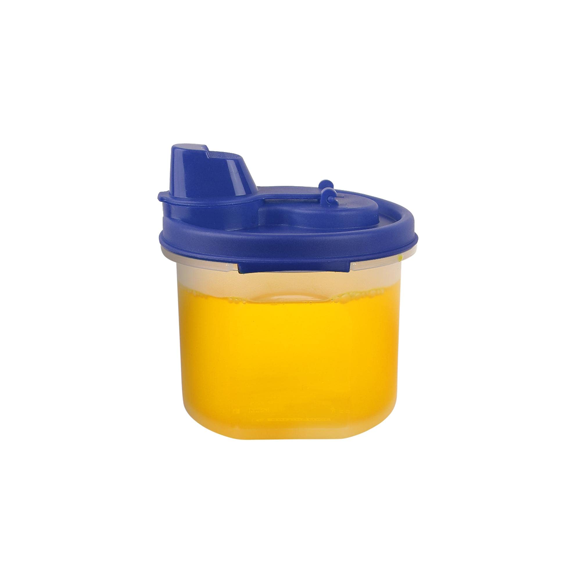 Premium Air-Tight Leak-Proof Oil Dispenser Bottle - BPA-Free Plastic Pourer for Olive Oil, Vinegar & Cooking Sauces | Easy-Flow Spout | Fridge Safe | 250ml Dark Blue | Perfect for Kitchen, Restaurants & Salad Dressing