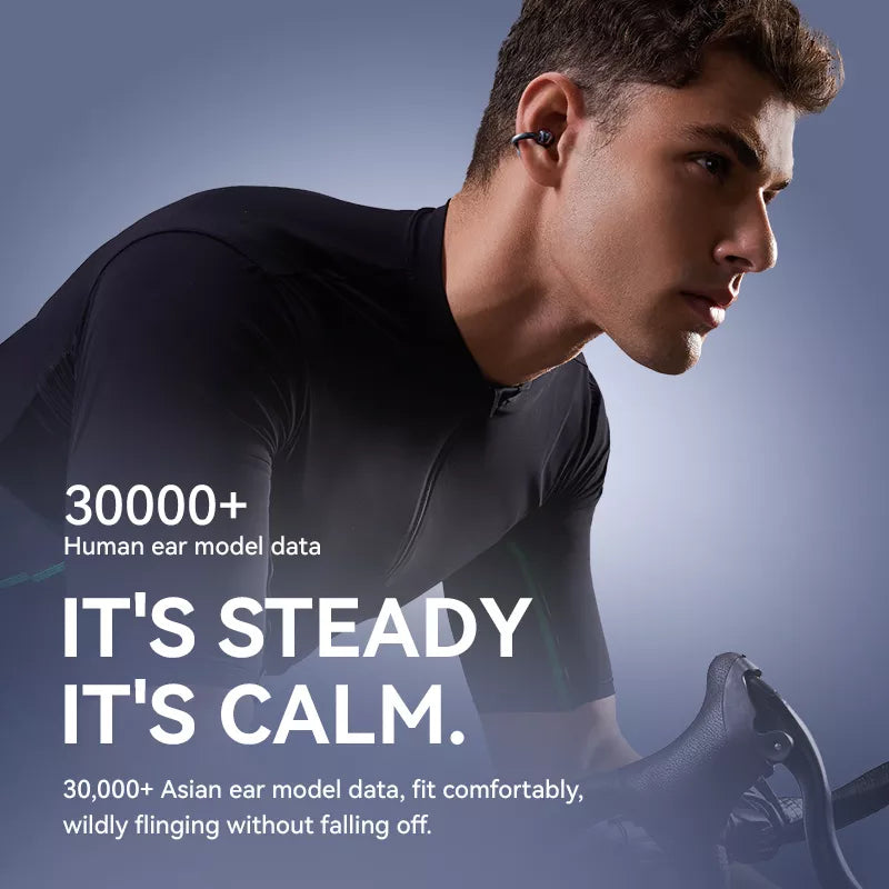 Sanag S6S Wireless Bluetooth Ear Clip Headphones with Air Conduction Technology - Perfect for Running, Cycling, Workouts & Outdoor Activities