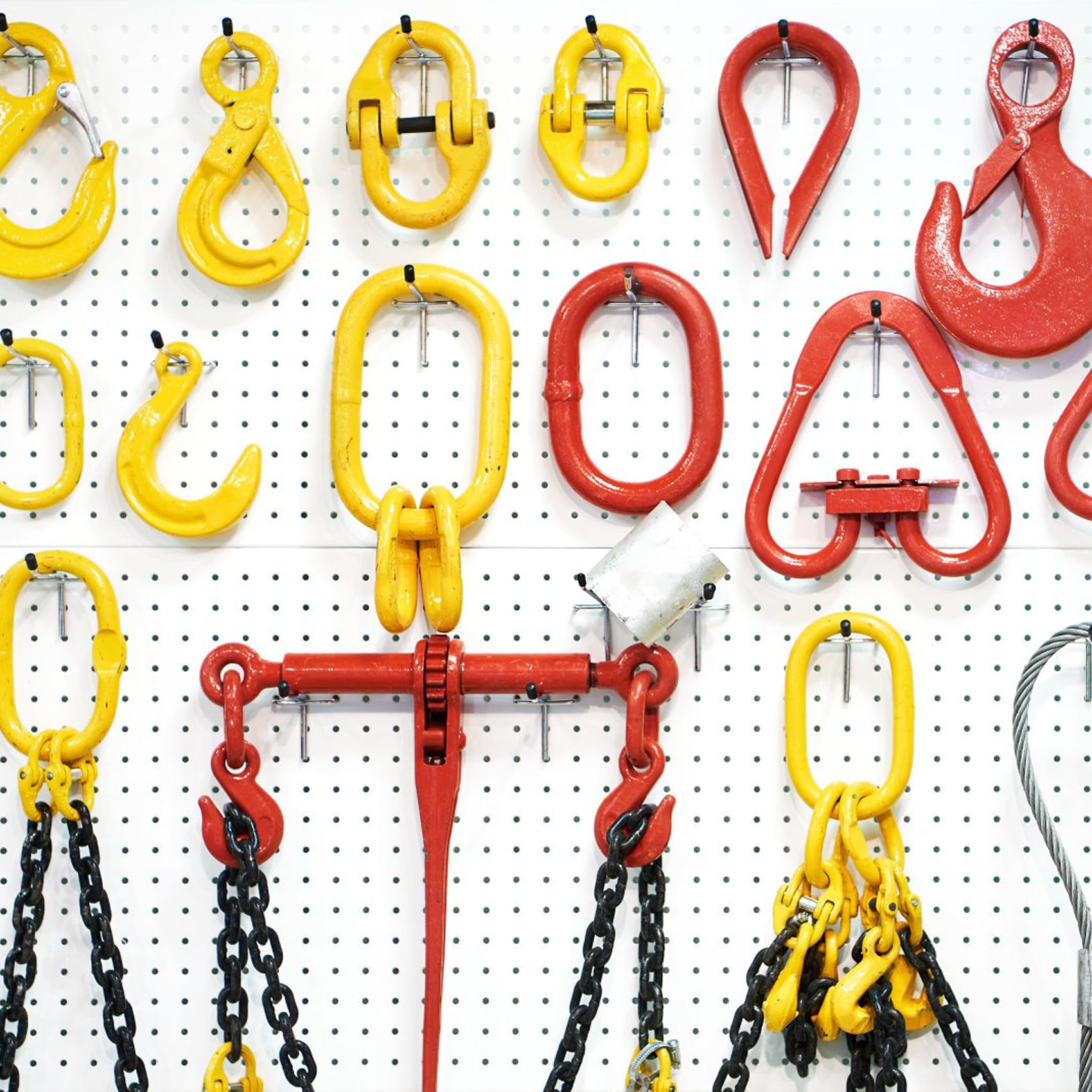 26 Pack 4 Inch Pegboard Hooks - Heavy Duty Peg Board Hooks for Hanging Tools & Organizing - Fits 1/25