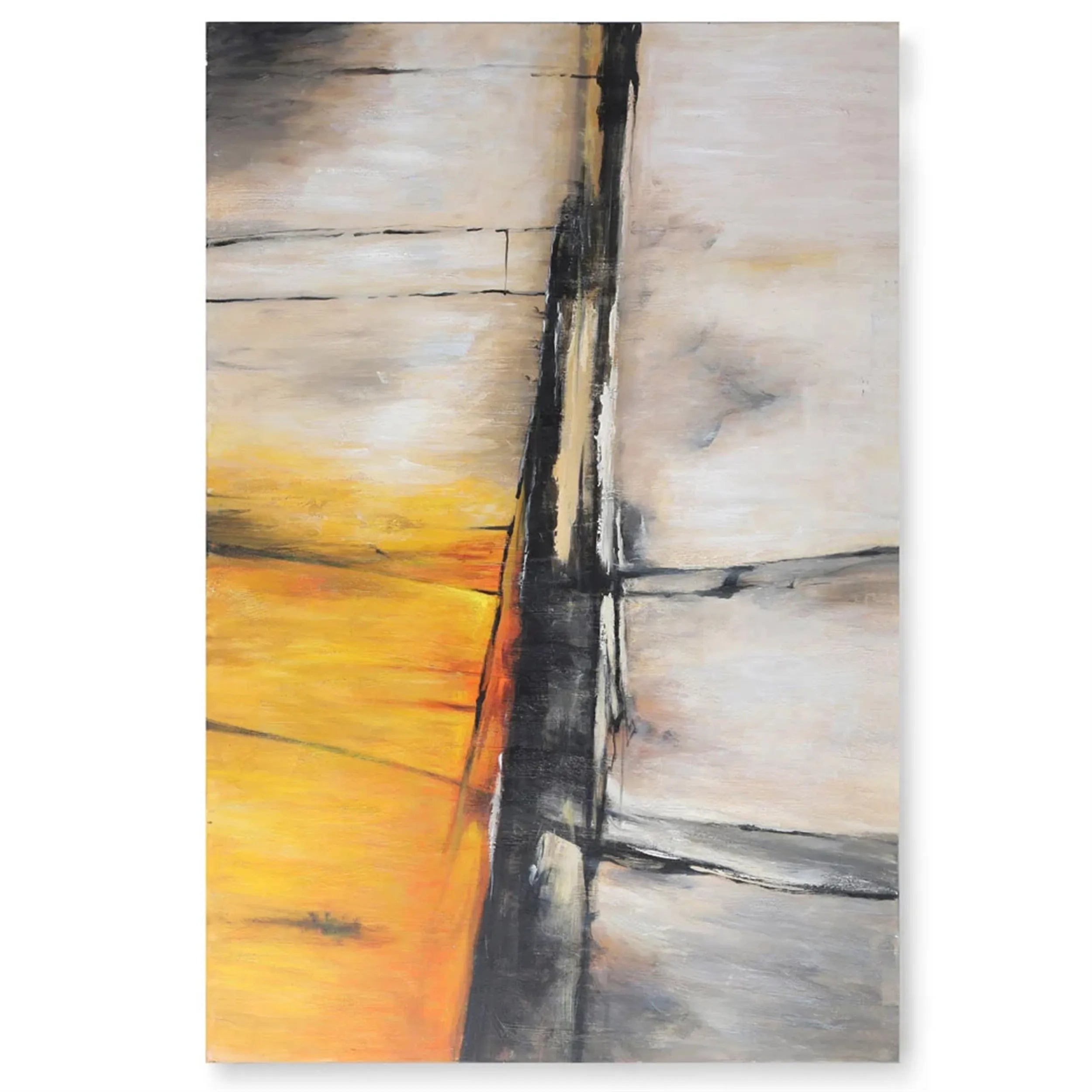 Abstract Painting #AB 134 - Modern Wall Art for Home & Office Decor | Unique Handmade Canvas Artwork for Living Room, Bedroom & Office Spaces