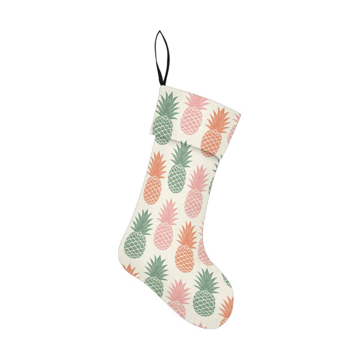 Vintage Pineapple Stockings for Women & Men - Fun Holiday & Christmas Party Decorations - Perfect for Family Gatherings, Home Decor, and Festive Celebrations