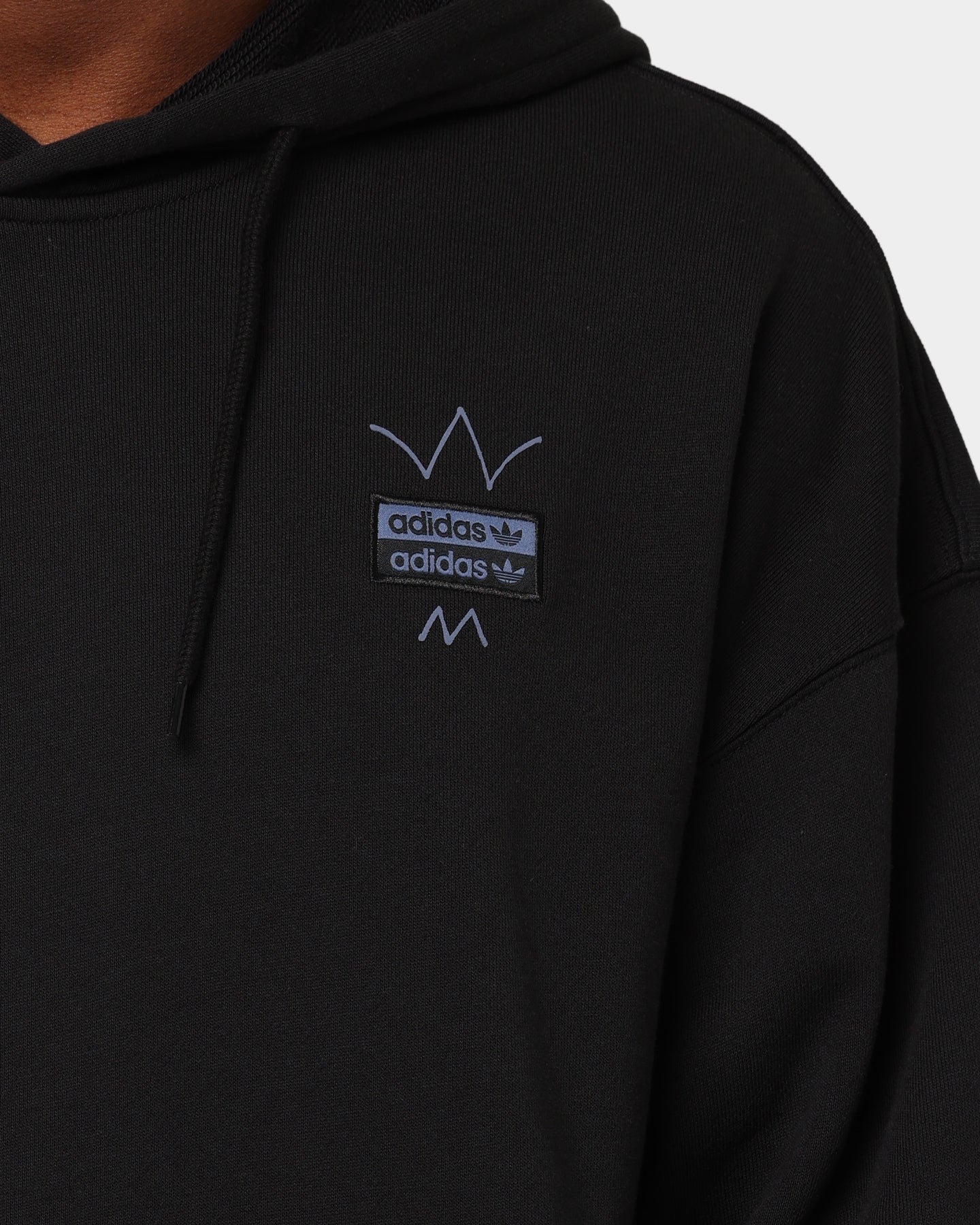 Adidas Abstract Hoodie for Men & Women - Black Pullover Hooded Sweatshirt | Casual Streetwear for Gym, Running & Everyday Wear