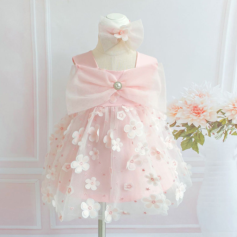 Baby Girl Birthday Dresses | Easter Dress for Infant | Cute Bow Fluffy Summer Dress | Cozy Prom Outfit | Perfect for Parties, Photos & Special Occasions